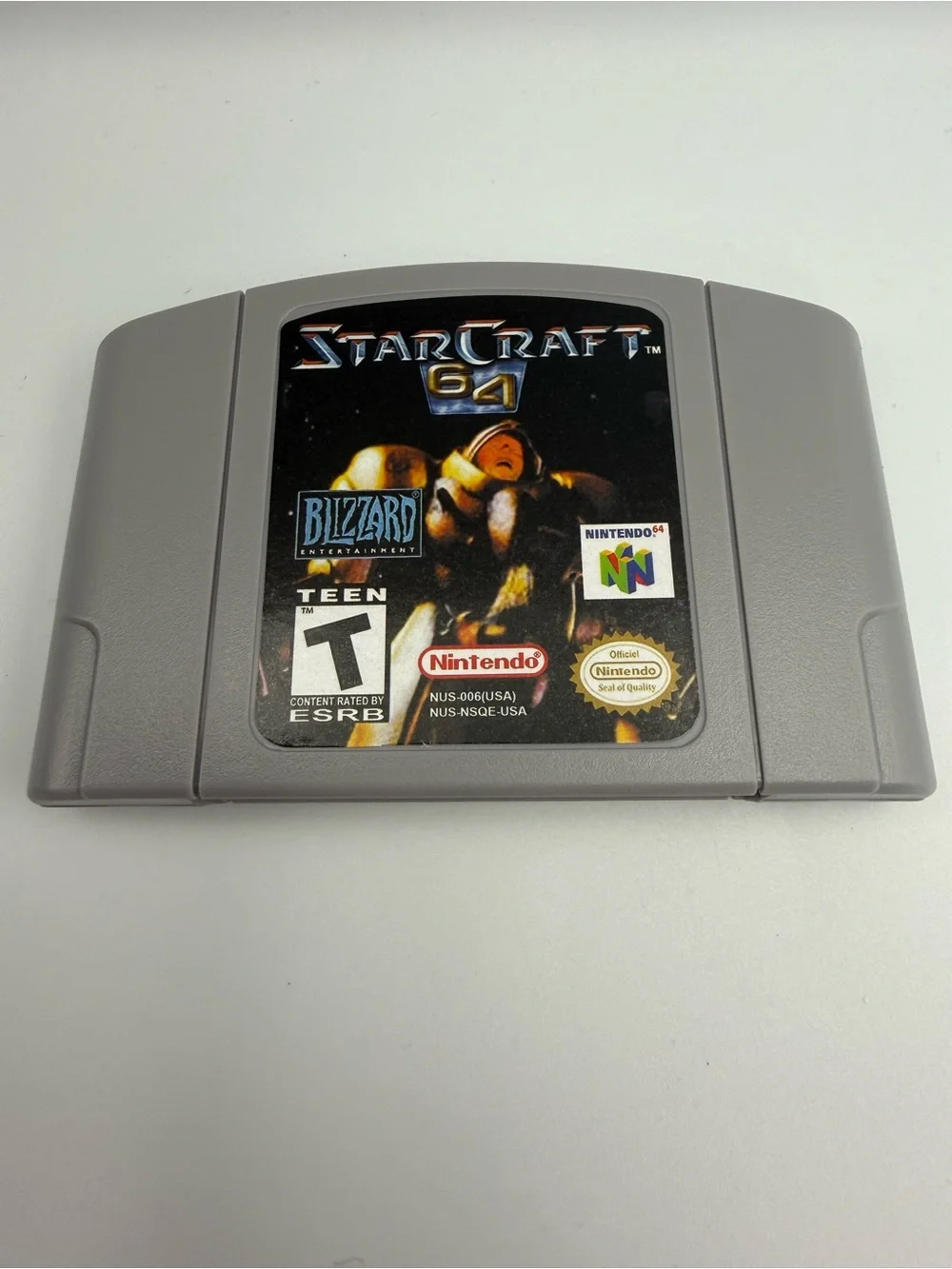 Blizzard StarCraft 64 Nintendo 64 Gray Game Cartridge